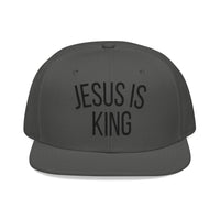Load image into Gallery viewer, Jesus Is King Snapback Hat