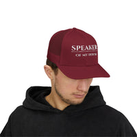 Load image into Gallery viewer, Speaker of My House Trucker Cap | Embroidered Mesh Snapback