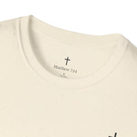 Load image into Gallery viewer, Don’t Give Up God’s Not Done Yet Christian Tee | Matthew 7:14