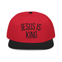 Load image into Gallery viewer, Jesus Is King Snapback Hat
