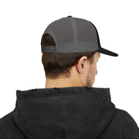 Load image into Gallery viewer, Lift Heavy Live Holy Trucker Hat