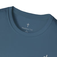 Load image into Gallery viewer, Don’t Give Up God’s Not Done Yet Christian Tee | Matthew 7:14
