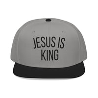 Load image into Gallery viewer, Jesus Is King Snapback Hat