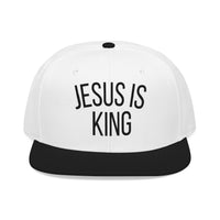 Load image into Gallery viewer, Jesus Is King Snapback Hat