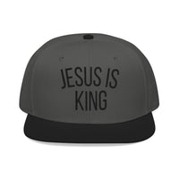 Load image into Gallery viewer, Jesus Is King Snapback Hat