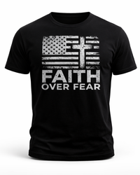 Load image into Gallery viewer, Faith Over Fear Tee- 15% off with code FAITH