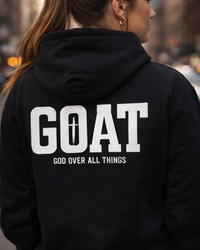 Load image into Gallery viewer, GOAT Hoodie | God Over All Things- Save 20% with code GOAT